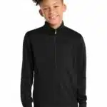 Sport-Tek ® Youth Tricot Sleeve Stripe Track Jacket. YST94
