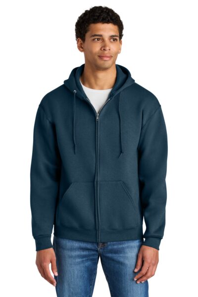 Jerzees Rugged   Unisex Full-Zip Hooded Sweatshirt Z12M
