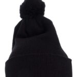 Pom-Pom Cuffed Knit Beanie