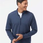 Men's 3-Stripes Quarter-Zip Sweater Pullover