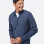 Men's 3-Stripes Quarter-Zip Sweater Pullover