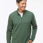 Men's 3-Stripes Quarter-Zip Sweater Pullover