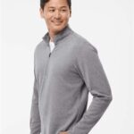 Men's 3-Stripes Quarter-Zip Sweater Pullover