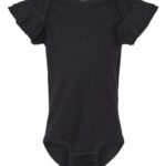 Infant Flutter Sleeve Baby Rib Bodysuit