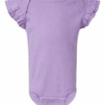 Infant Flutter Sleeve Baby Rib Bodysuit