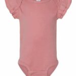 Infant Flutter Sleeve Baby Rib Bodysuit