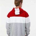 Men's Varsity Fleece Colorblocked Hooded Sweatshirt
