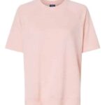 Women's French Terry Short Sleeve Crewneck Sweatshirt