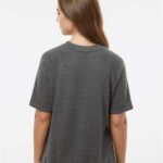 Women's French Terry Short Sleeve Crewneck Sweatshirt