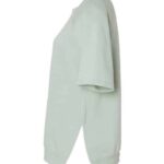 Women's French Terry Short Sleeve Crewneck Sweatshirt