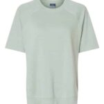 Women's French Terry Short Sleeve Crewneck Sweatshirt