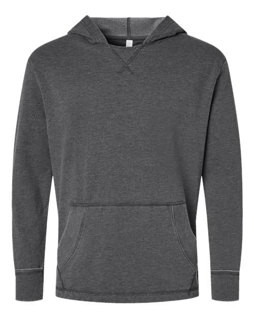Unisex Vintage Wash Fleece Hoodie Sweatshirt