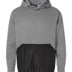 Unisex Mixed Media Hooded Sweatshirt