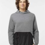 Unisex Mixed Media Hooded Sweatshirt