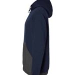 Unisex Mixed Media Hooded Sweatshirt