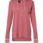 Women's Heathered Jersey Hooded Tunic