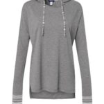 Women's Heathered Jersey Hooded Tunic