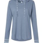Women's Heathered Jersey Hooded Tunic