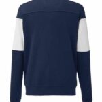 Unisex Anchor Fleece Colorblocked Bomber Jacket