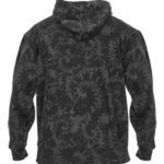 Unisex Tie-Dyed Triblend Hooded Sweatshirt