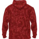Unisex Tie-Dyed Triblend Hooded Sweatshirt