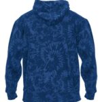 Unisex Tie-Dyed Triblend Hooded Sweatshirt