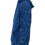 Unisex Tie-Dyed Triblend Hooded Sweatshirt