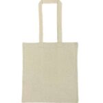 Lightweight Recycled Canvas Tote Bag with Extended Handle