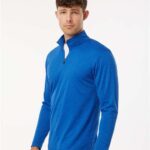 Men's Pro-Lock Performance Mélange Quarter-Zip Pullover