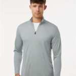 Men's Pro-Lock Performance Mélange Quarter-Zip Pullover