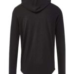 Unisex Miles Slub Hooded Long Sleeve T-Shirt