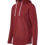 Unisex Miles Slub Hooded Long Sleeve T-Shirt