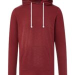 Unisex Miles Slub Hooded Long Sleeve T-Shirt