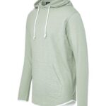 Unisex Miles Slub Hooded Long Sleeve T-Shirt