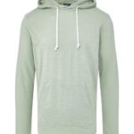 Unisex Miles Slub Hooded Long Sleeve T-Shirt