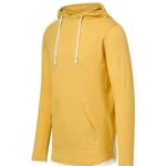 Unisex Miles Slub Hooded Long Sleeve T-Shirt