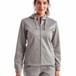 Women's Spun Dyed Full-Zip Hooded Sweatshirt