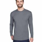 Men's Cool & Dry Sport Long Sleeve Performance Interlock T-Shirt