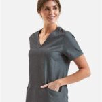 Women's Invincible V-Neck Stretch Scrub Top