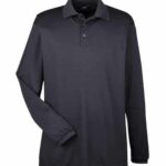Men's Cool & Dry Long Sleeve Mesh Piqué Polo