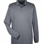 Men's Cool & Dry Long Sleeve Mesh Piqué Polo
