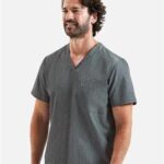 Men's Limitless V-Neck Stretch Scrub Top
