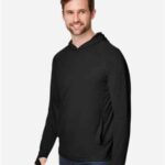 Unisex JAQ Stretch Performance Hooded Long Sleeve T-Shirt