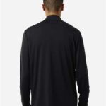 Men's Textured Stripe Quarter-Zip Pullover