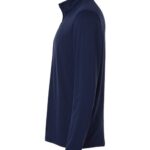 Men's Textured Stripe Quarter-Zip Pullover