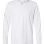Men's Textured Stripe Quarter-Zip Pullover