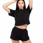 Women's Garment-Dye Crop T-Shirt