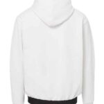 Unisex Mixed Media Hooded Sweatshirt