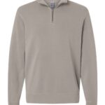 Unisex Pigment-Dyed Quarter-Zip Pullover