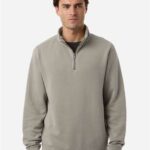 Unisex Pigment-Dyed Quarter-Zip Pullover